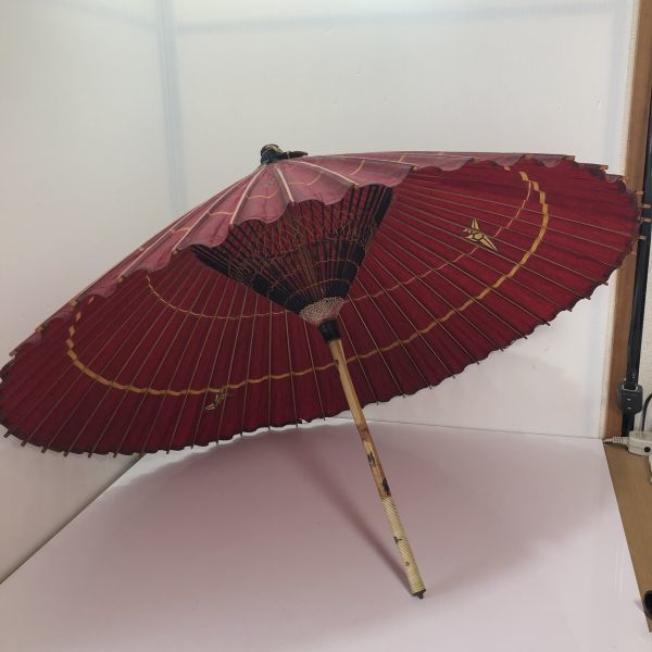 番傘 和傘 昭和 レトロ アンティーク 和装小物 和風 傘 直径100cm_画像2