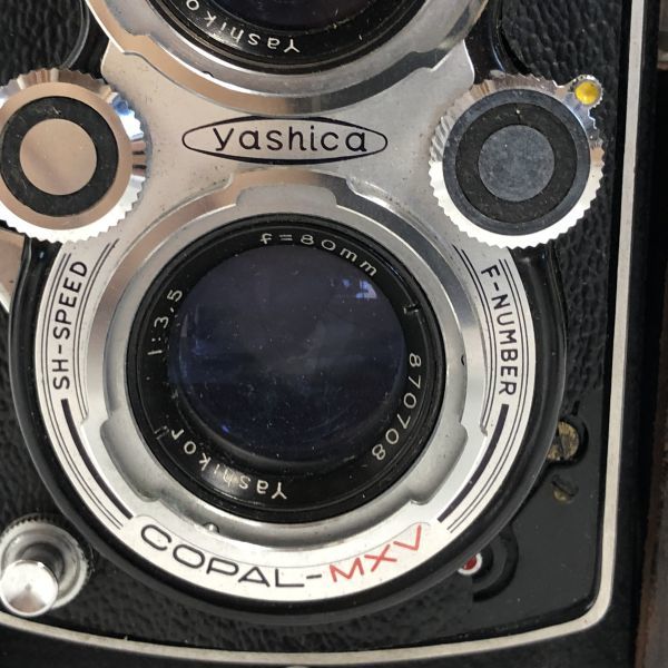 二眼カメラ Yashicaflex Yashikor 1:3.5 f=80mm ケース付 ジャンク品_画像7