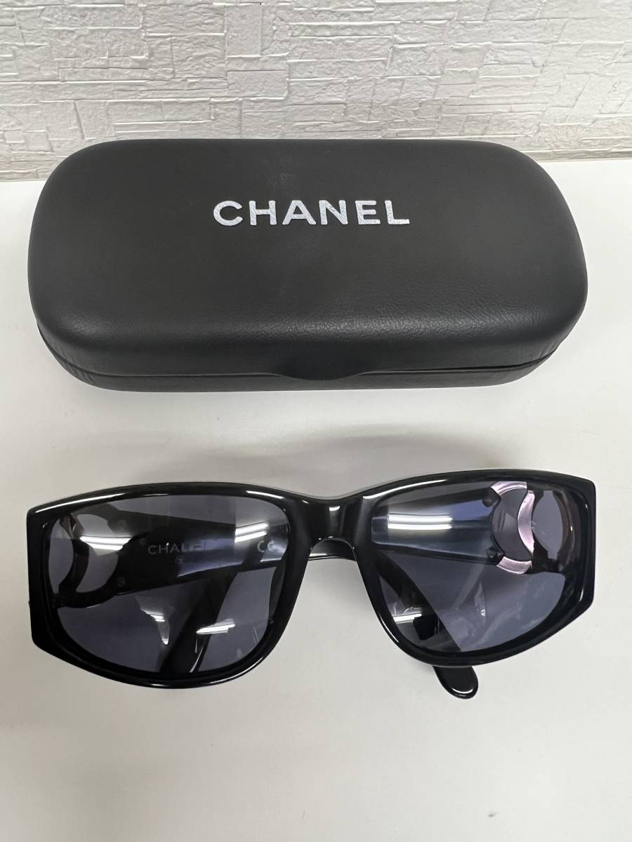 T691 CHANEL シャネル サングラス アイウェア ココマーク ブラック