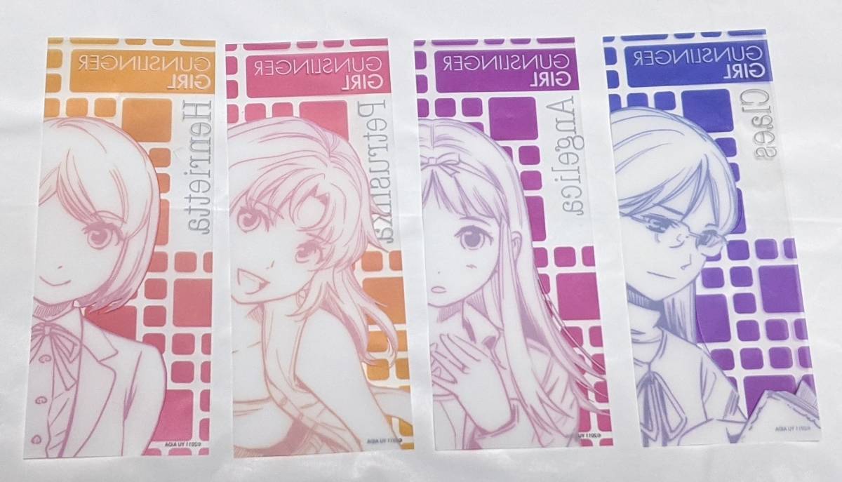 GUNSLINGER GIRL ガンスリンガーガール 14巻 特典しおり4枚 GUNSLINGER GIRL ガンスリンガーガール 14巻 特典しおり4枚