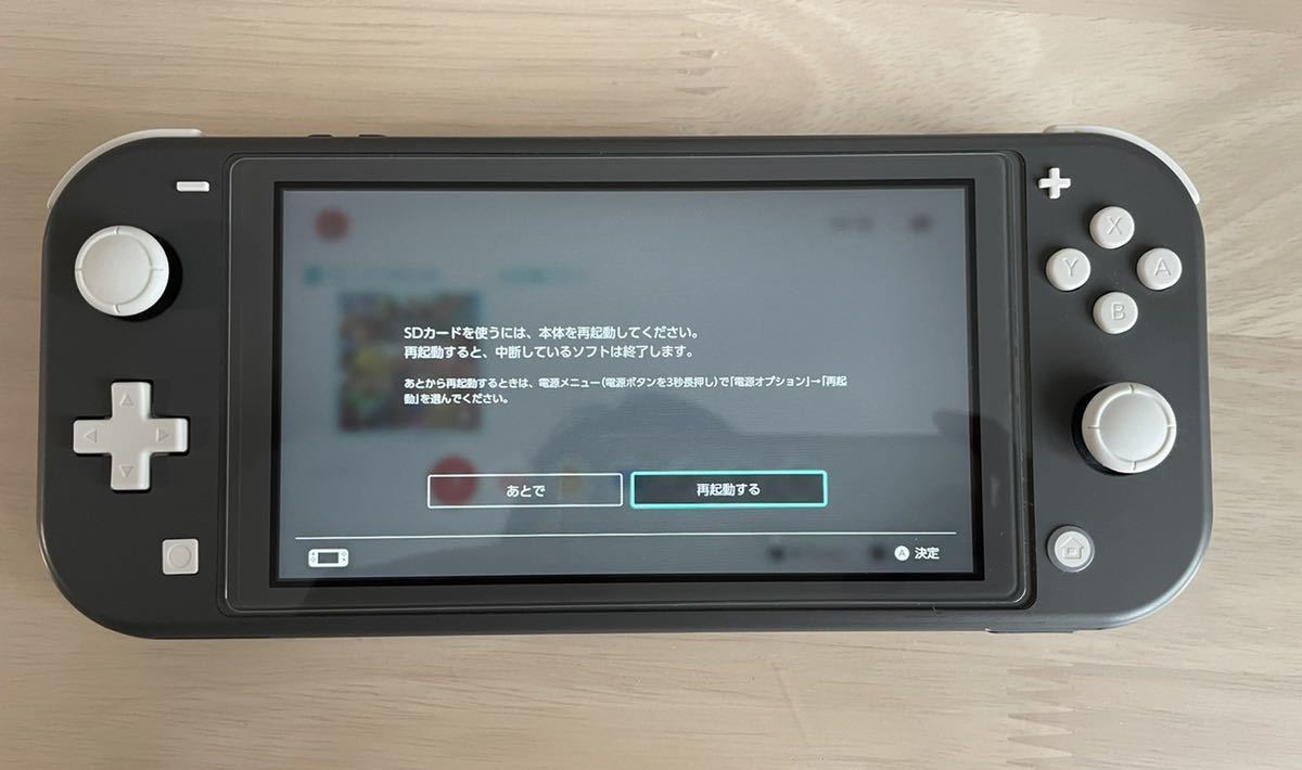 【美品】Nintendo Switch Lite グレー 充電ケーブル付き