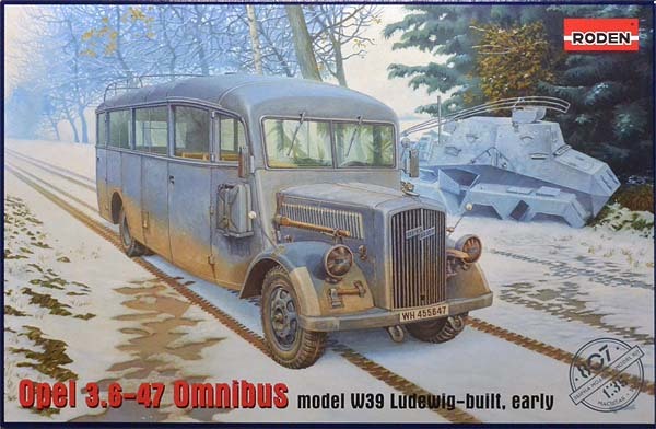 ●蔵出し！　25% OFF ローデン 35807 1/35 ドイツ オペル 3.6-47 軍用スタッフバス W39 初期型