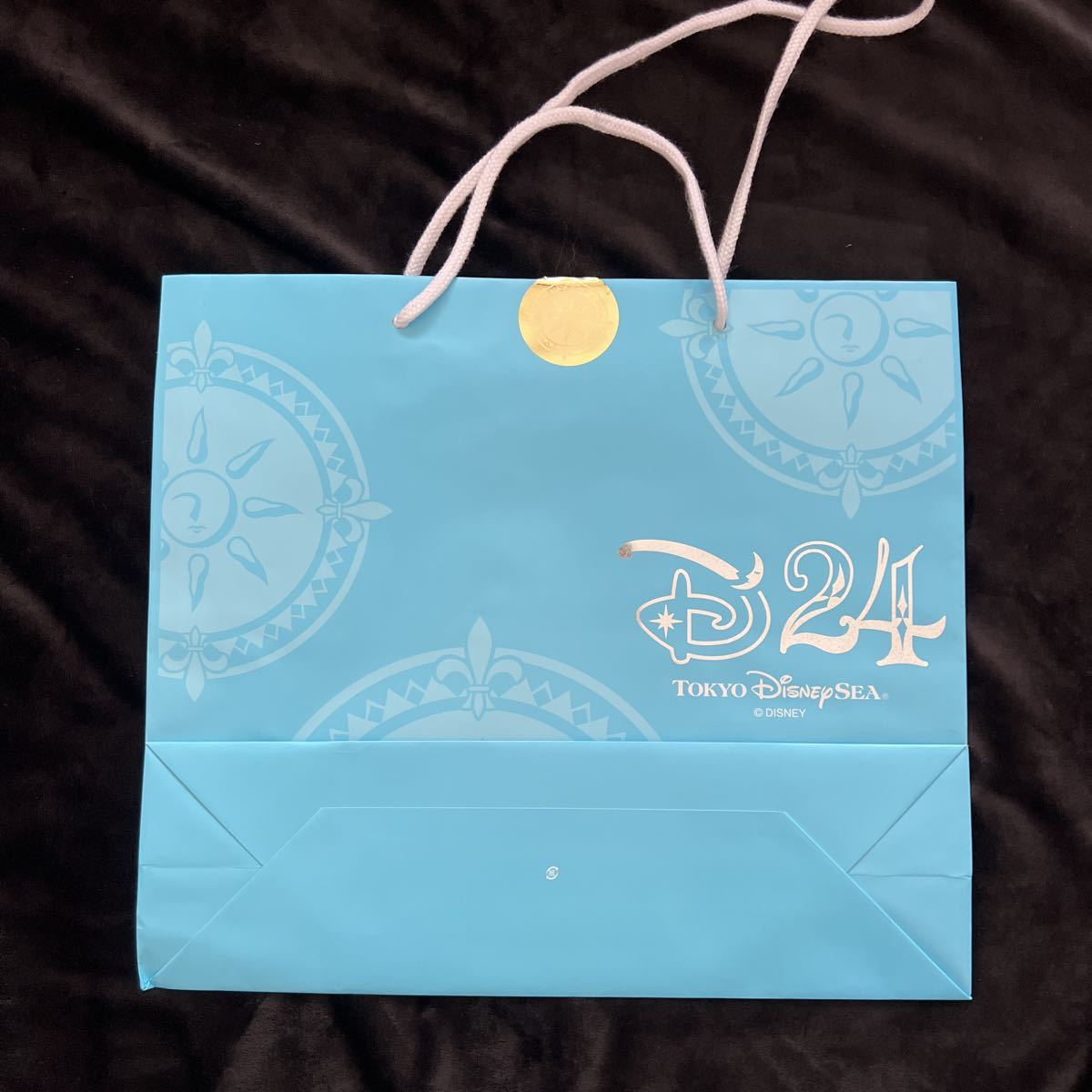 美品 ディズニーシー D24 紙袋 レア ショッパー ショップバッグ 紙袋 ディズニー D'24 Disney TDS TDR ショップ袋 限定 ディズニーリゾート_画像2