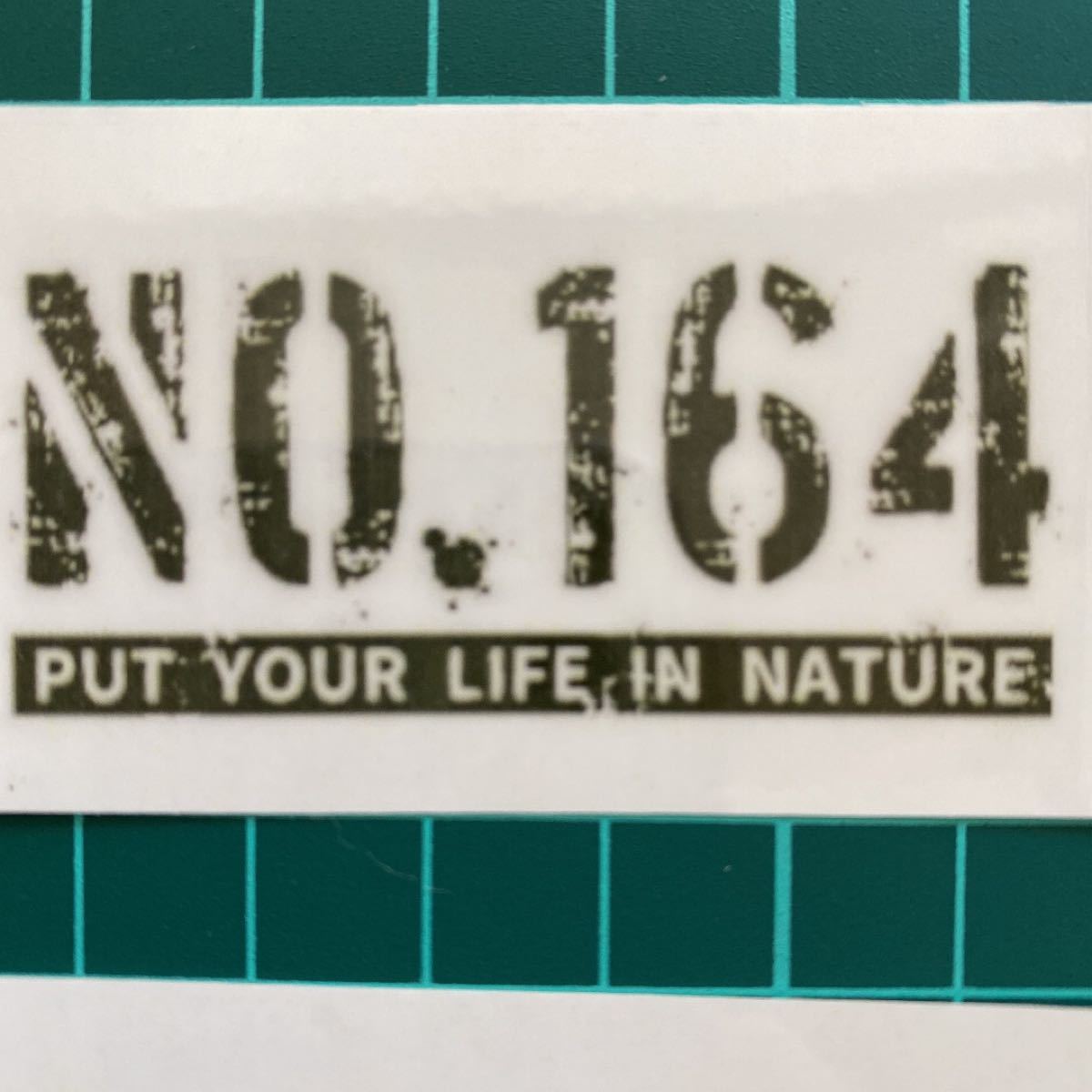 NO.164・ステッカー・2枚セット　ラミネートUV加工済耐光性OK！
