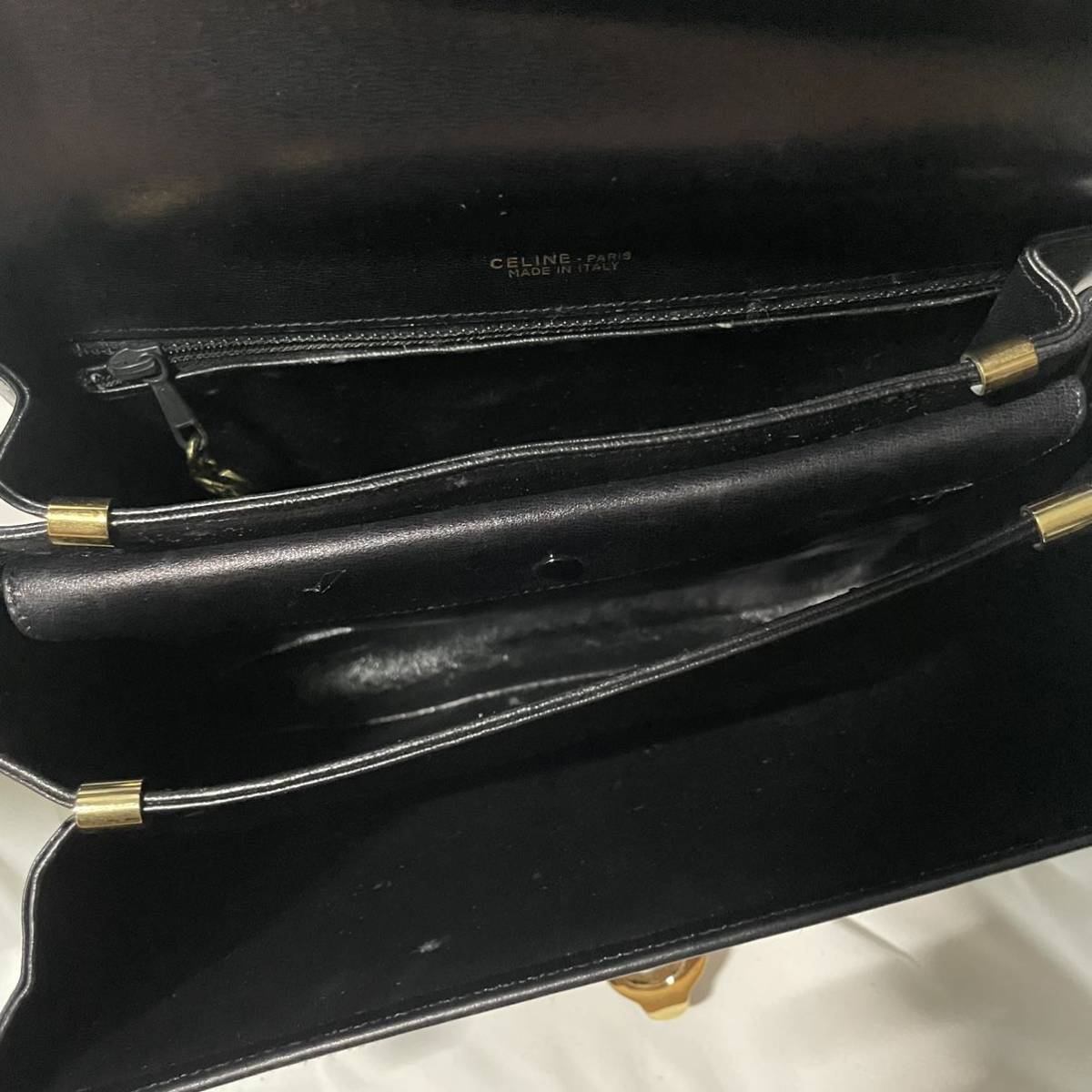 ○希少○CELINE セリーヌ ショルダーバッグ ヴィンテージ ロゴ 馬車