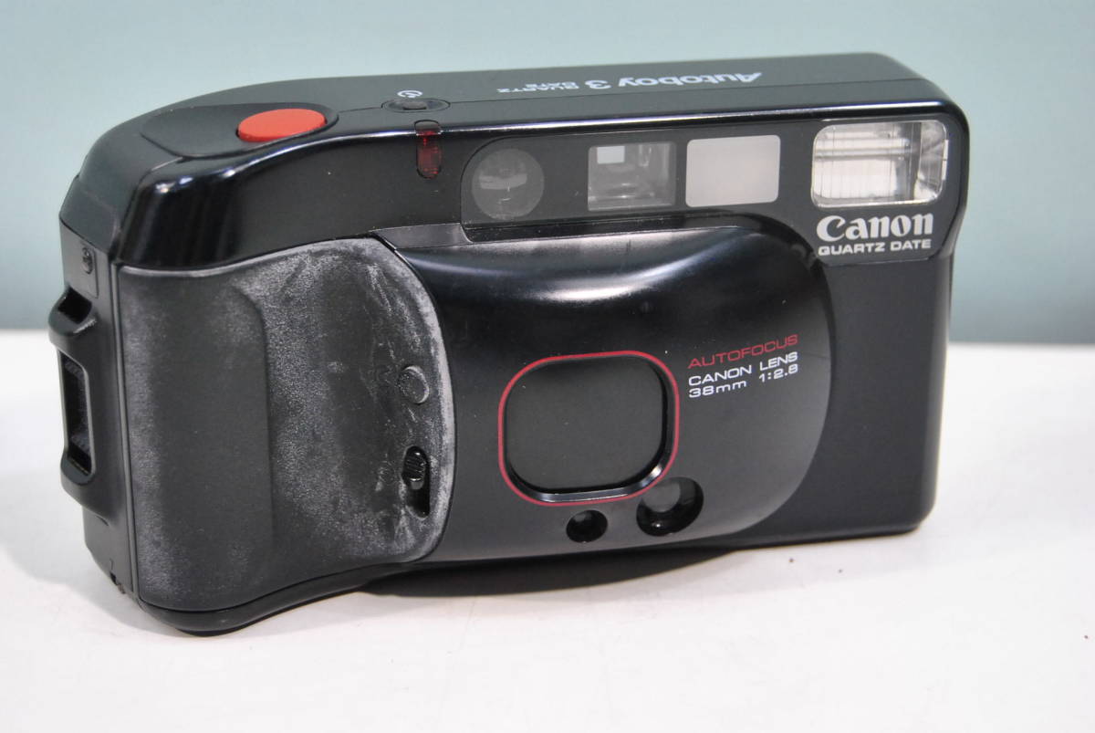 ☆ジャンク Canon Autoboy3 フィルムカメラ ※動作未確認　（管理：4244）_画像1