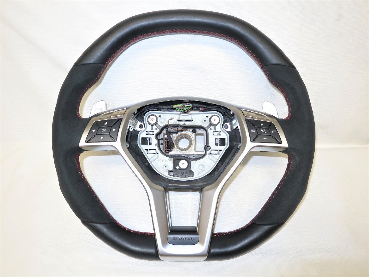 【35%OFF】 AMG純正 W176 A45 アルカンターラ 管理番号(W-ZVIII06) W156 W117 W204 A20446052033D16 3D16 5203 460 ハンドルA204 ステアリング 革 ステアリング、ハンドル本体