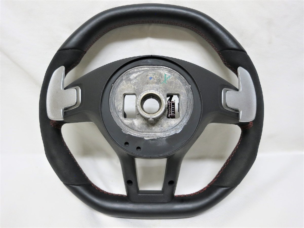 A45 W176 AMG純正 アルカンターラ 革 ステアリング ハンドルA204 460 5203 3D16 A20446052033D16 W204 W117 W156 管理番号(W-ZVIII06)_画像10