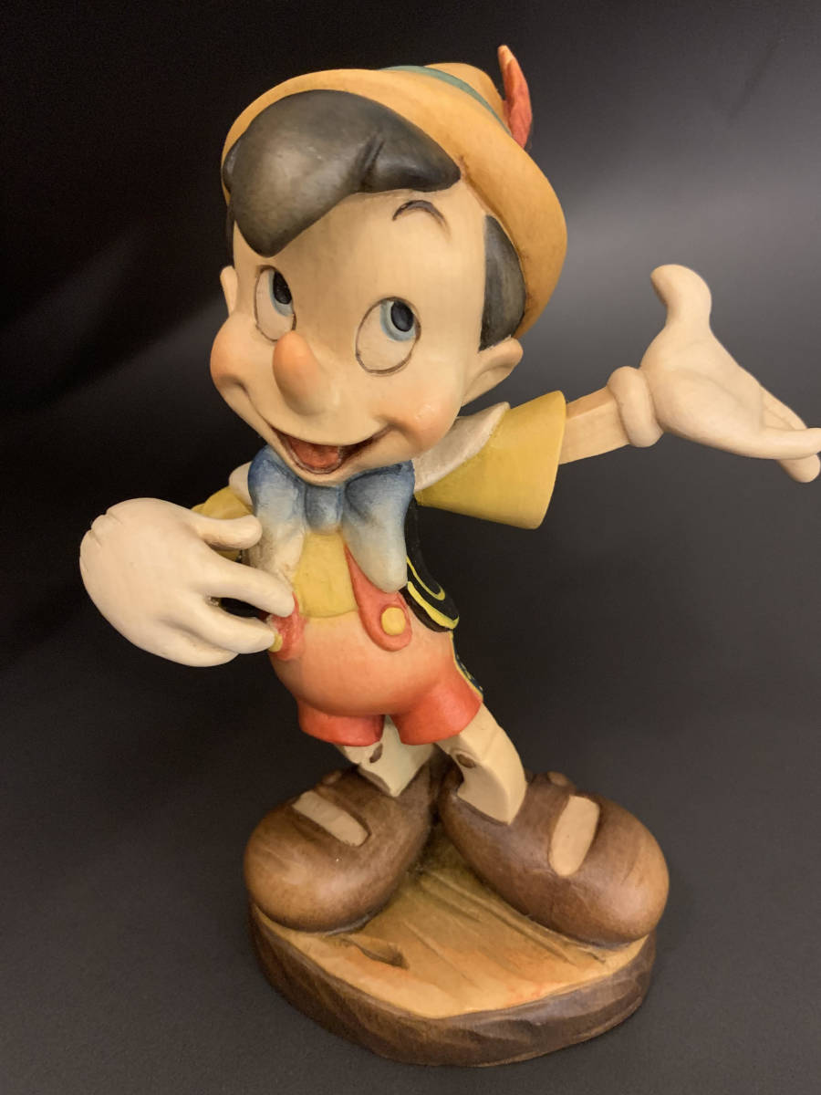 10月から値上げ】ANRI アンリ PINOCCHIO ピノキオ Disney ディズニー 木彫人形 二度と手に入らない超希少コレクターアイテム！ 