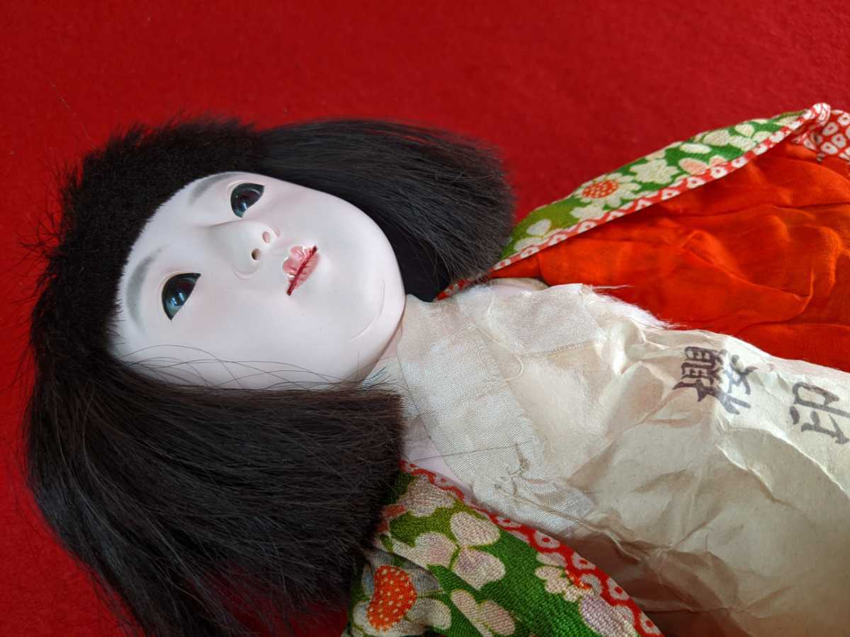 市松人形 桜印 特撰 女の子 縮緬 36cm かわいい_画像7