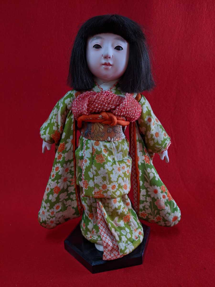 市松人形 桜印 特撰 女の子 縮緬 36cm かわいい_画像2