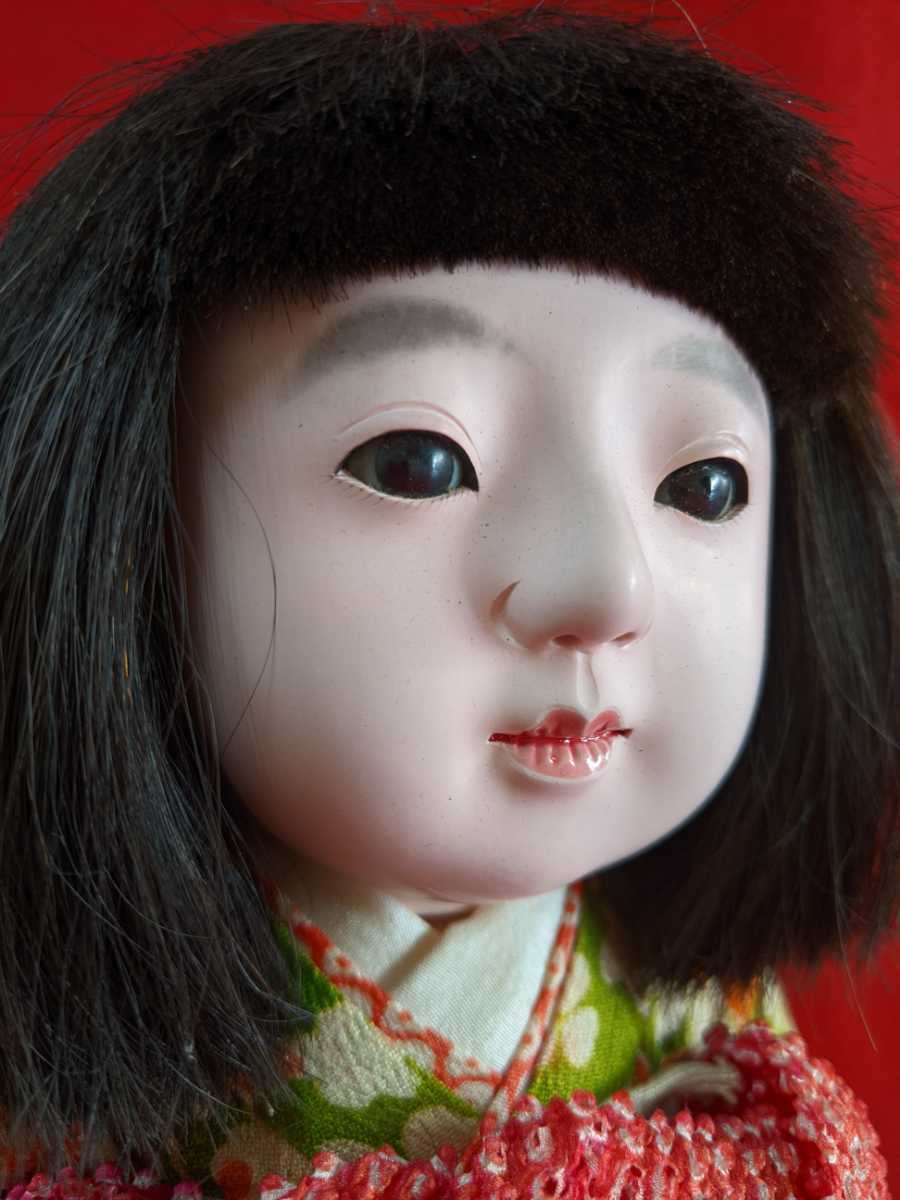 市松人形 桜印 特撰 女の子 縮緬 36cm かわいい_画像1