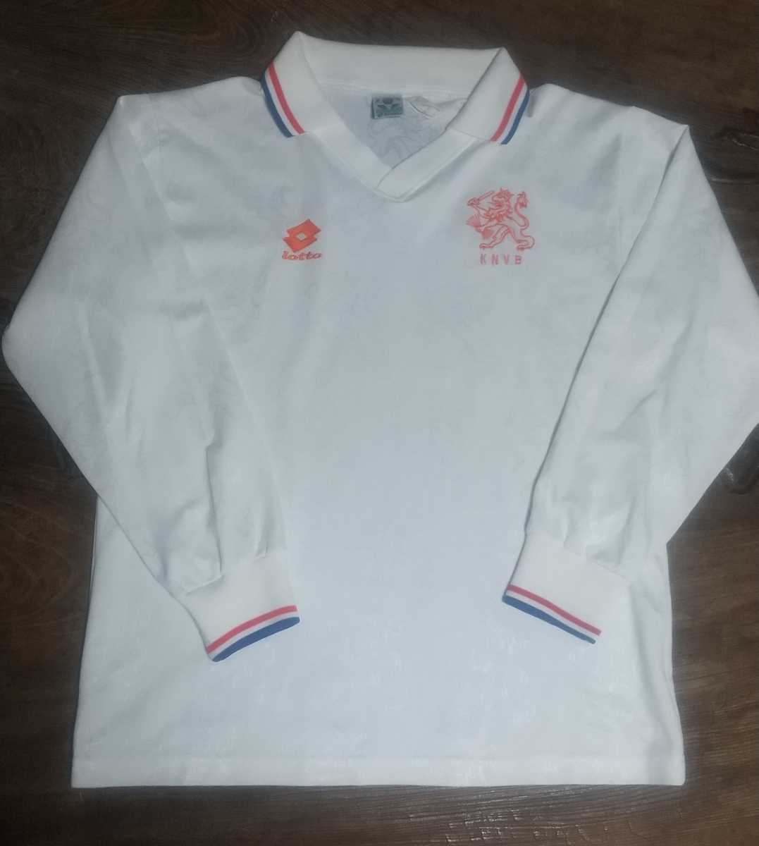  price cut negotiations 1992-1994 Holland representative long sleeve Lotto MADE IN ITALY inspection )1993 92 94 KNVB HOLLAND NETHERLANDS L/S WORLD CUP World Cup Y2K