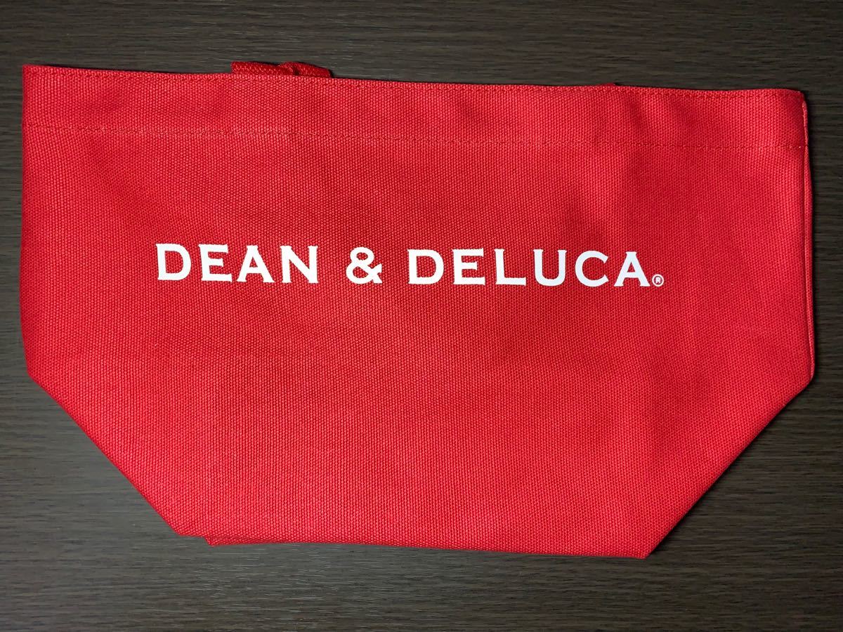 DEAN&DELUCA Sサイズ 定番 エコバッグ トートバッグ　赤　レッド