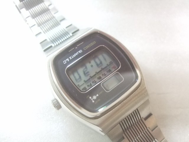 デッドストック未使用1976年最高級モデル0124-0030セイコーデジタルLC腕時計　U408_画像5