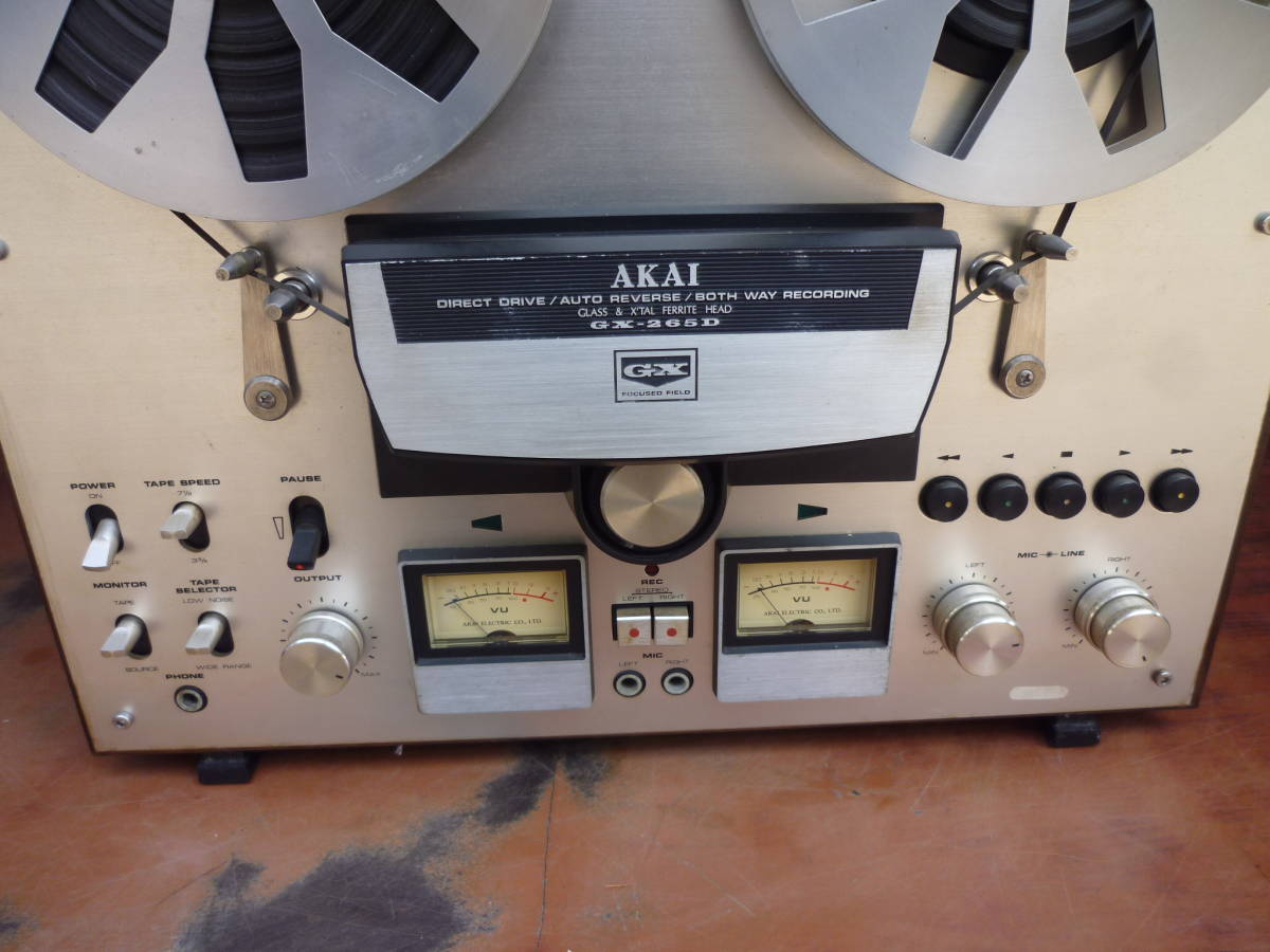 ☆アカイ AKAI オープンリールデッキ モデルGXー265D☆ジャンク品