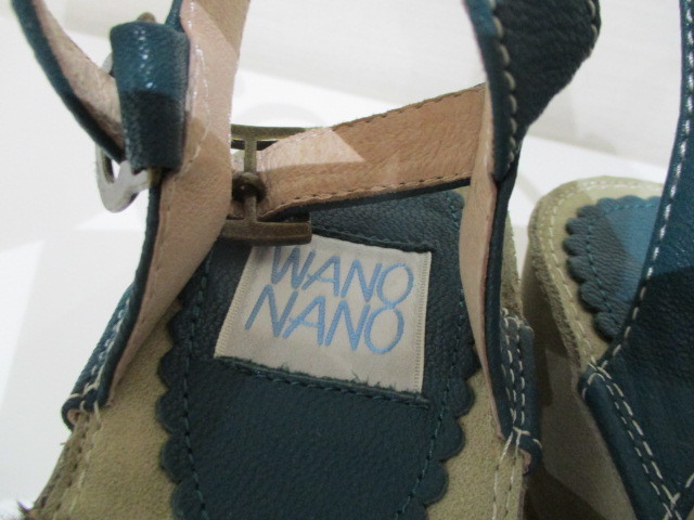 WANO NANO　ワノナノ　ハラコレザーサンダル　靴　24.5cm _画像6