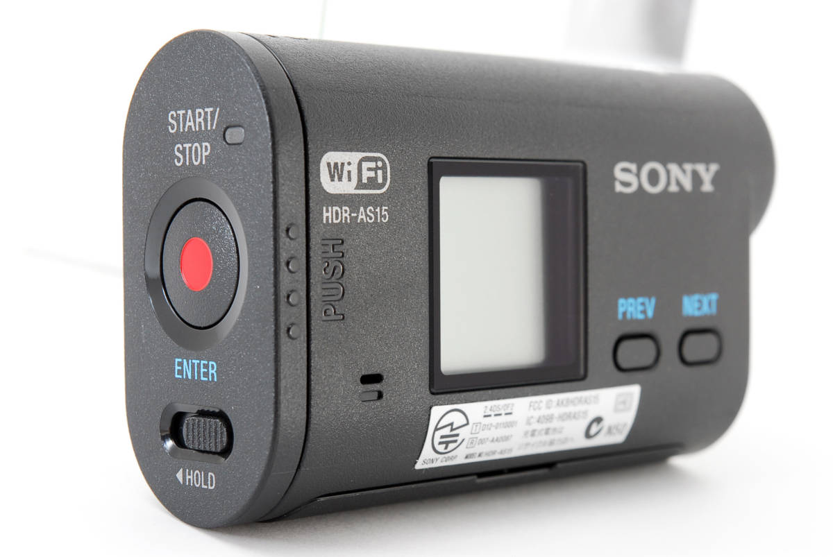 極上美品 付属品多数 ソニー SONY HDR-AS15 ブラック デジタルHDビデオカメラ アクションカム 小型 ウェアラブルカメラ 元箱 #2855