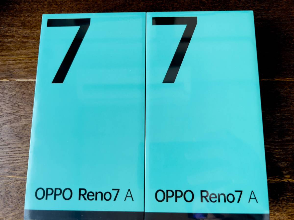 新品未開封2台）OPPO Reno7 A ドリームブルー CPH2353 デュアルSIM