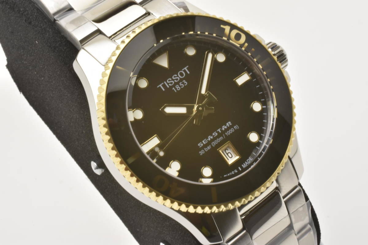 ★新品・正規輸入品！TISSOT ティソ SEASTAR 1000 シースター1000 T120.210.21.051.00 ブラック★_画像2