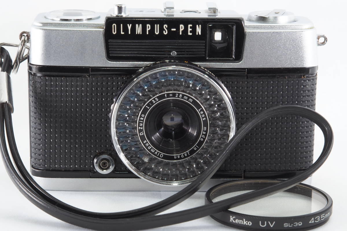 OLYMPUS PEN EE-3 Kenko UVフィルタ付き レンズ ファインダー清掃済 モルト交換済 自動露出正常（赤ベロ出ます）１ヶ月の保証つき3770343_画像1
