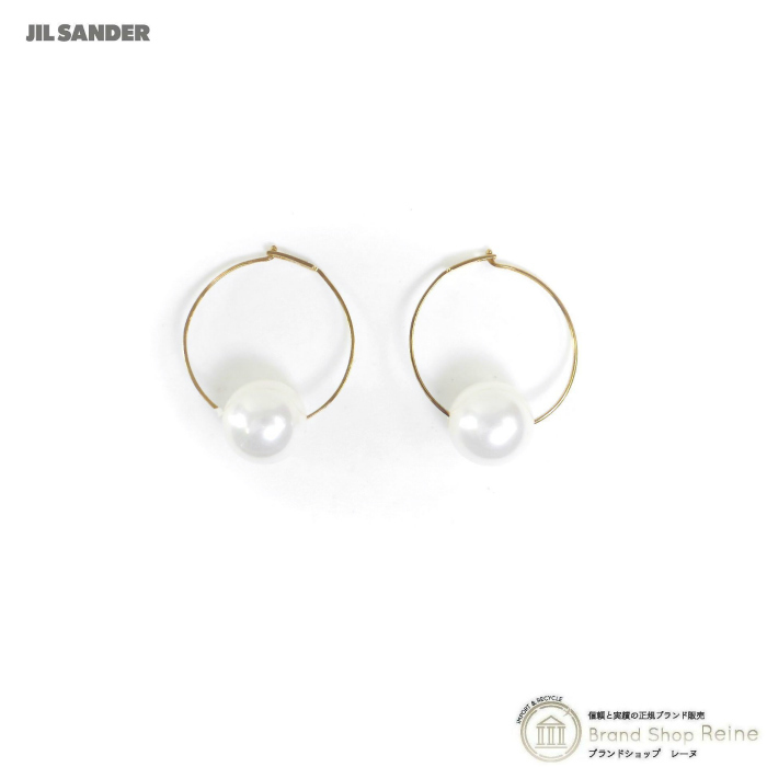 ジルサンダー (JIL SANDER) パール ピアス J11VG0008 ゴールド(新品
