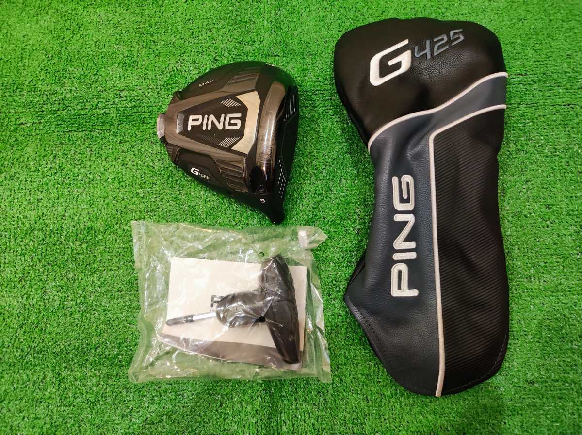 PING G425 MAX 9° ヘッドのみ レンチ付 美品-