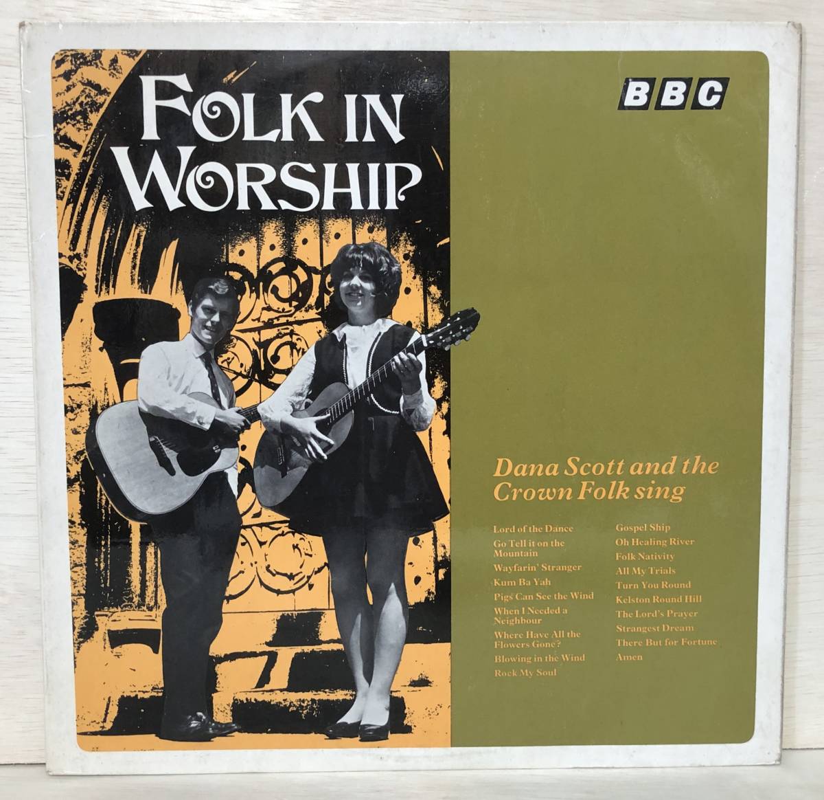 □8/LP（9389）-"DANA SCOTT AND THE CROWN（ダナ・スコットとクラウン・フォーク） *FOLK SING"FOLK IN WORSHIP_画像1