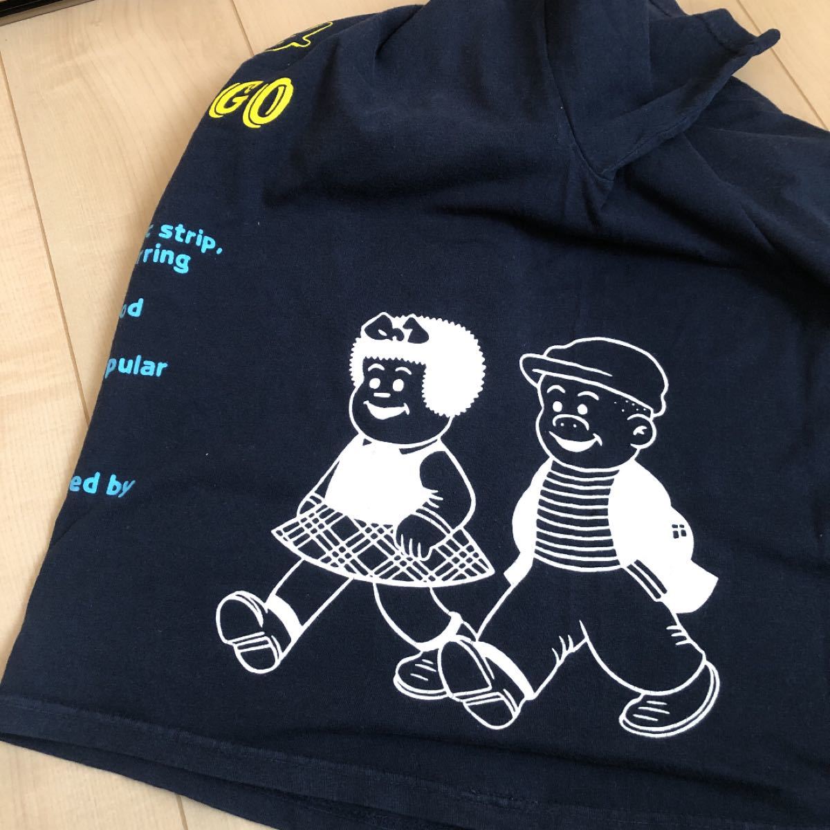 Nancy & Sluggo ナンシー&スラゴ　Tシャツ　ネイビー