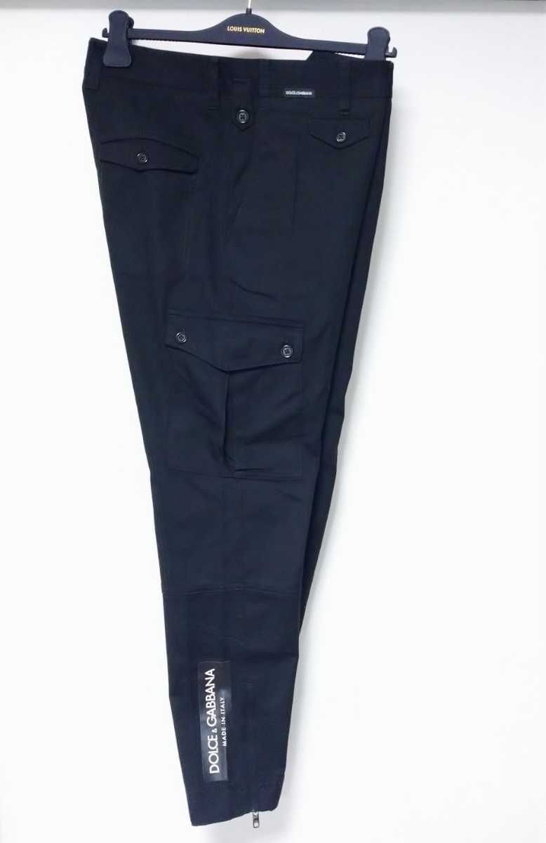 新品 ドルチェ&ガッバーナ カーゴパンツ 黒 48 | sweatreno.com