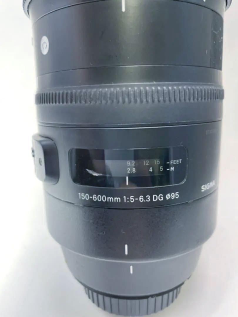 【ジャンク】SIGMA 150-600mm F5-6.3 DG OS HSM キヤノン用【１円スタート】_画像2