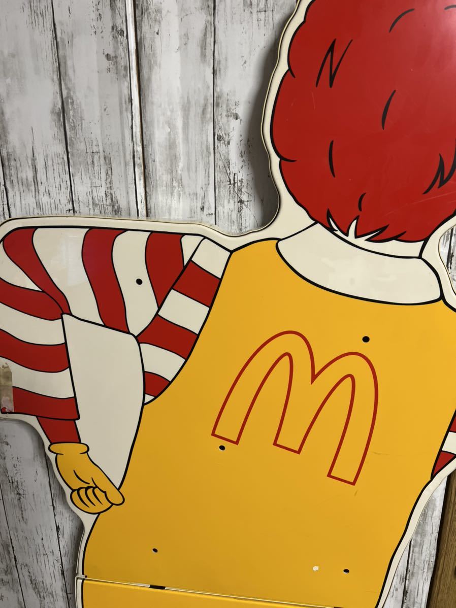 希少 非売品 マクドナルド ドナルド 看板 等身大パネル _画像4