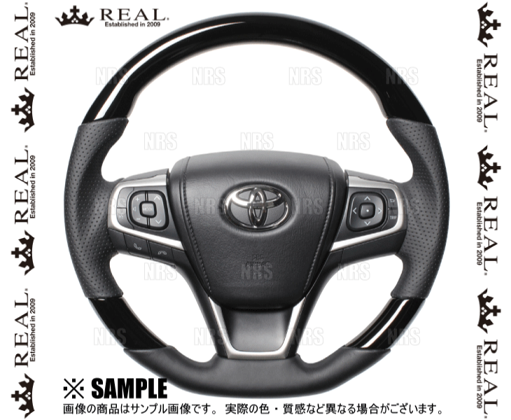 REAL レアル プレミアム (ピアノブラック/ブラックユーロステッチ) NOAH （ノア） ZRR80G/ZRR85G/ZRR80W/ZRR85W 2014/1～ (U60-PBW-BK