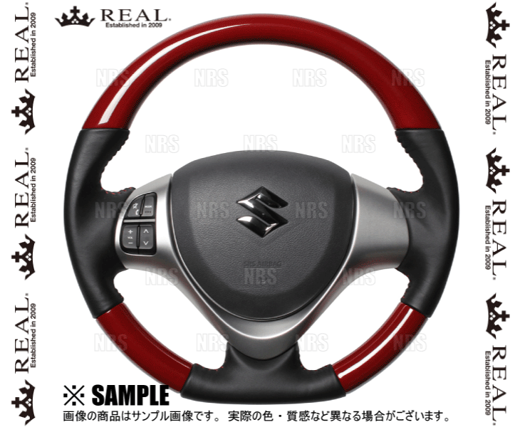 REAL レアル オリジナル (フェニックスレッド/ダークワインステッチ) スペーシア/カスタム MK32S/MK42S 2013/3～2017/12 (MR31-DRDW-DW