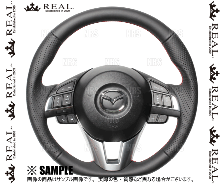 REAL レアル オリジナル (オールレザー/レッド×ブラックユーロS)　アクセラスポーツ　BMEFS/BM5FS/BM5AS/BM2FS　2013/11～ (MZA-LPB-RD_画像1