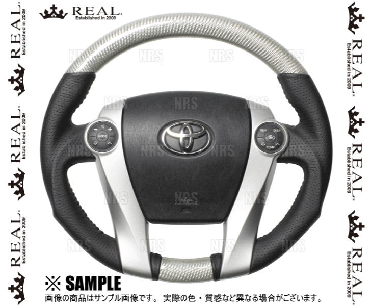 REAL レアル オリジナル (シルバーカーボン/ブラックステッチ)　メビウス　ZVW41N　2013/4～ (30-2-SC
