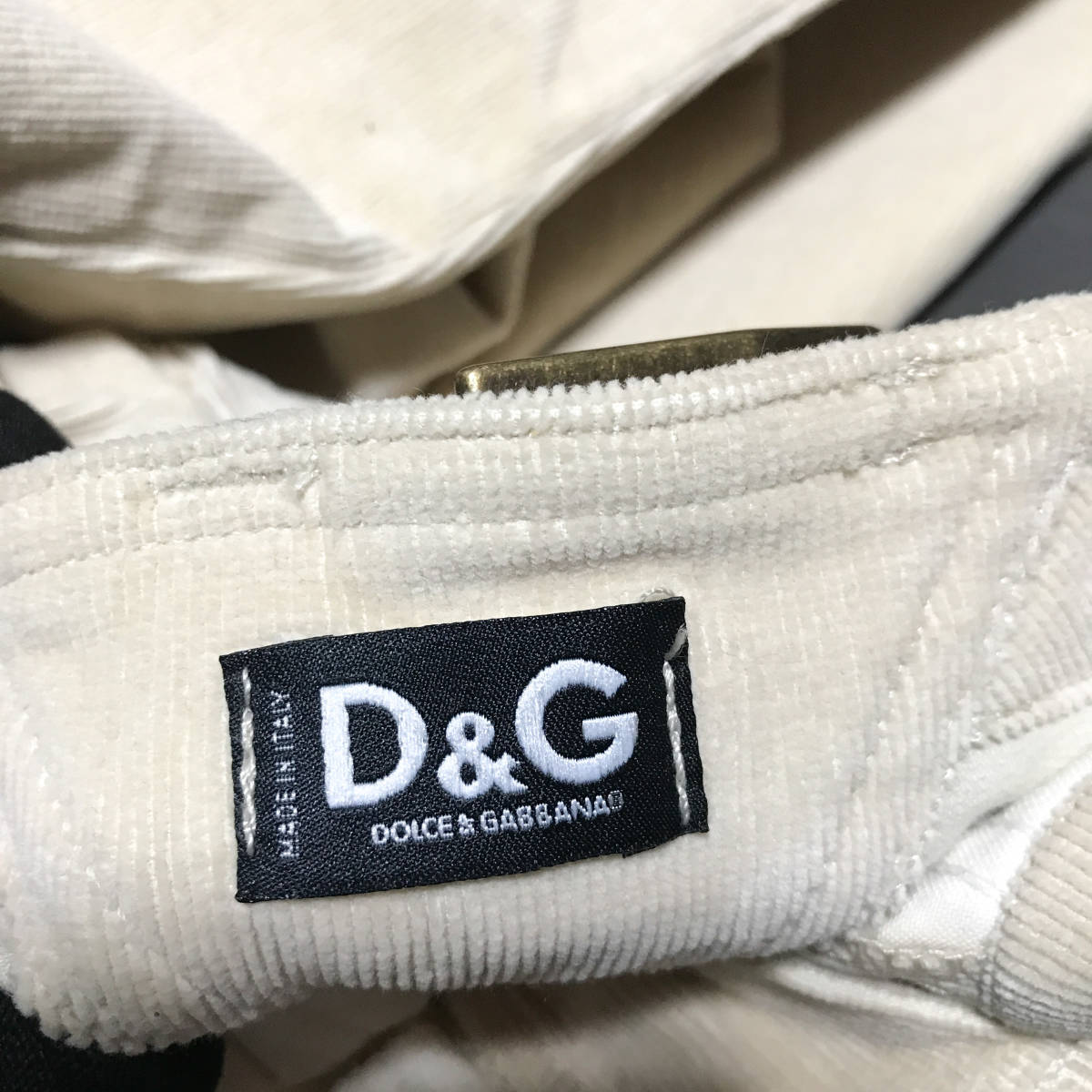 国内正規 D&G パンツ コーデュロイ レディース 24 38 ズボン ボトムス ドルガバ ドルチェ＆ガッバーナ　AF2208-85-S8-M10_画像10