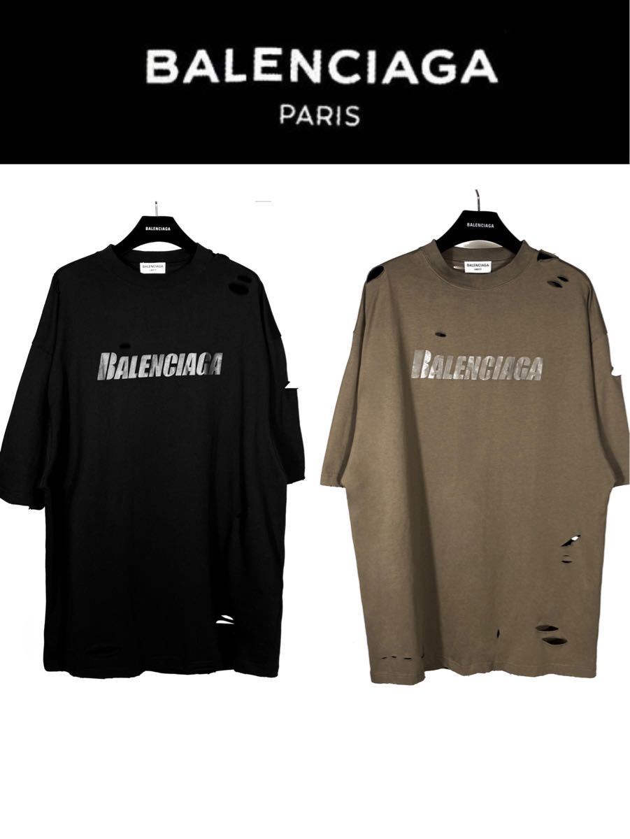 BALENCIAGA(バレンシアガ)ダメージロゴ Tシャツ男女兼用|Yahoo BALENCIAGA(バレンシアガ)ダメージロゴ Tシャツ男女兼用|Yahoo