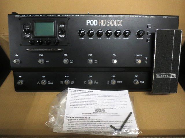 ジャンク 現状 LINE6 POD HD500X マルチエフェクター ジャンク 現状 LINE6 POD HD500X マルチエフェクター