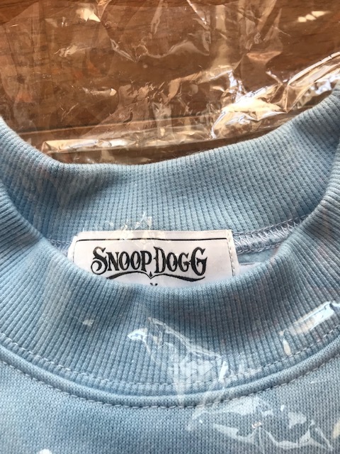 新品未使用 JOYRICH SNOOP DOGG DOGGYDOGG Crewneck Light Blue Sサイズ ジョイリッチ スヌープ・ドッグ トレーナー スウェット HIP HOP_画像4