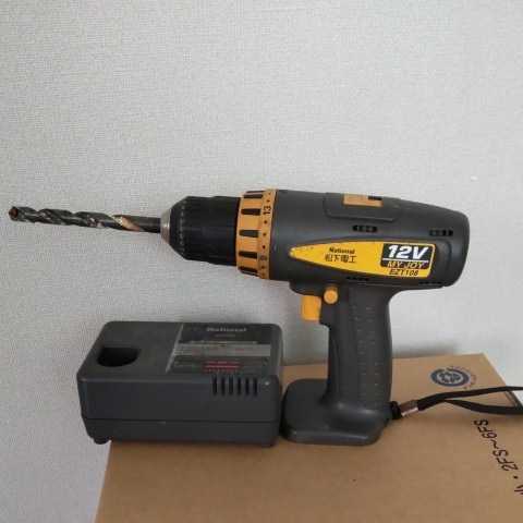 松下電工 電気ドリル EZT108 12V充電器ケース付き