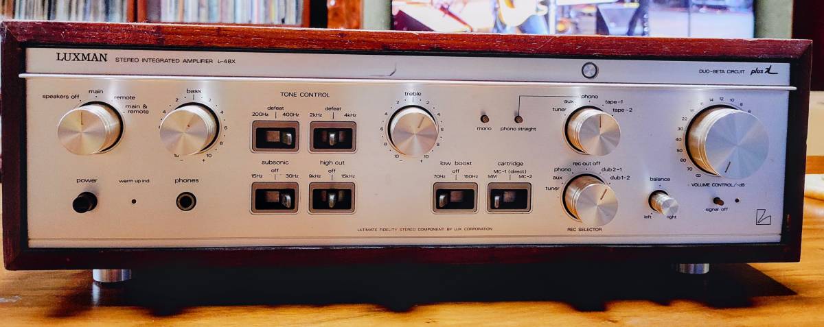 ☆ステレオアンプ☆LUXMAN☆L-48X メーカー修理済品 pulpen.org