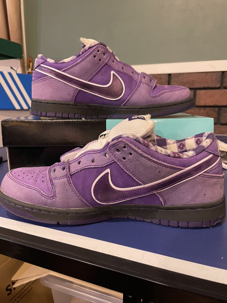 送料無料 CONCEPTS X NIKE SB DUNK LOW PURPLE LOBSTERコンセプツ
