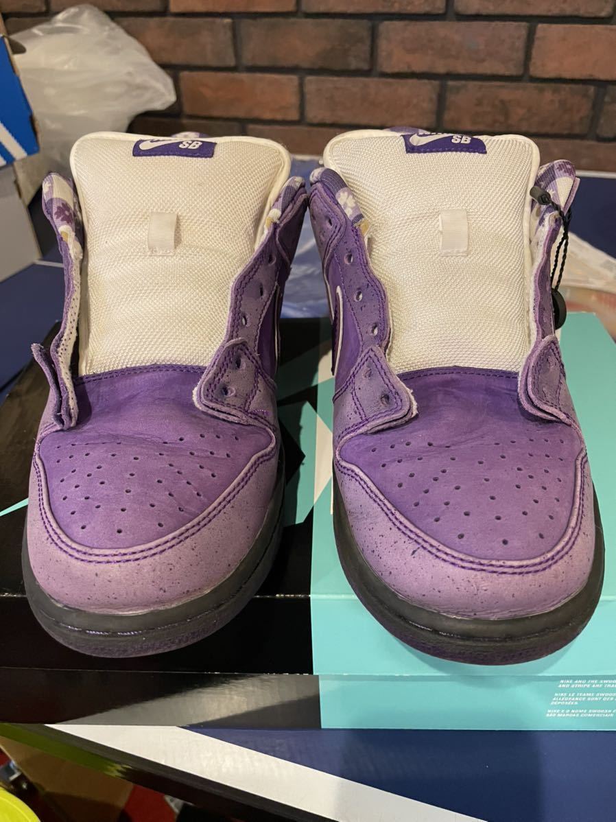 送料無料 CONCEPTS X NIKE SB DUNK LOW PURPLE LOBSTERコンセプツ