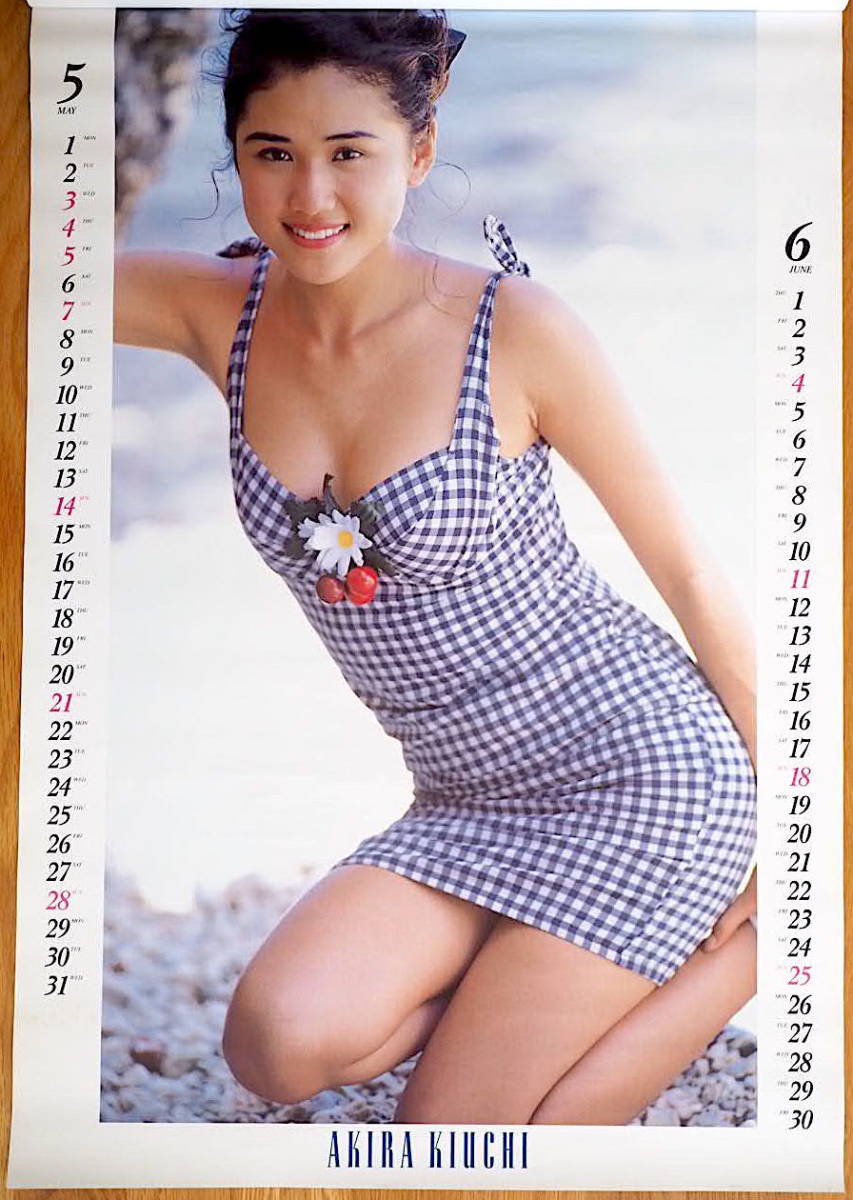 1995年 木内あきら カレンダー 未使用保管品_画像4