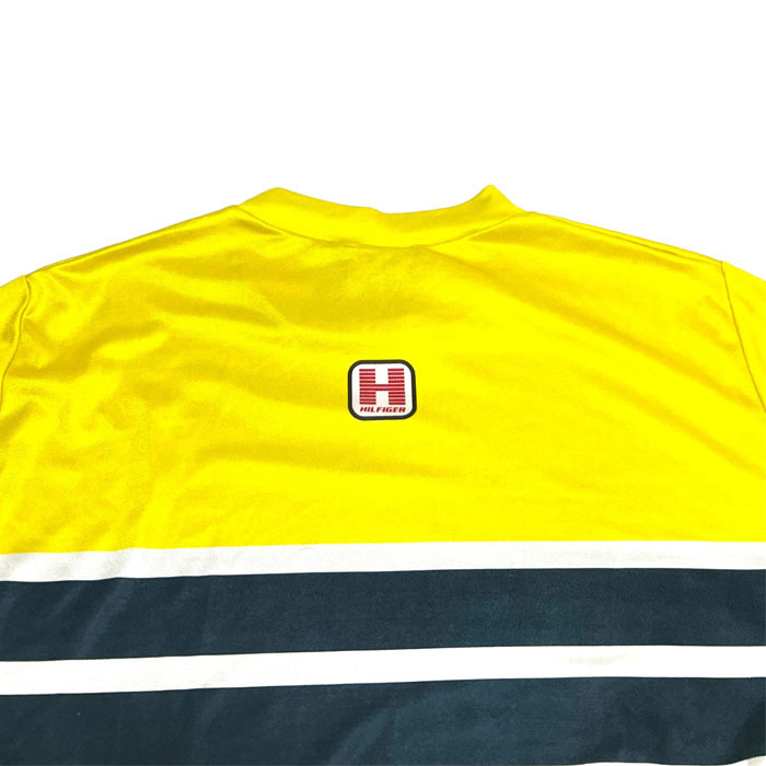【送料無料】USA製 90s TOMMY HILFIGER サイクリングシャツ vintage 古着_画像5