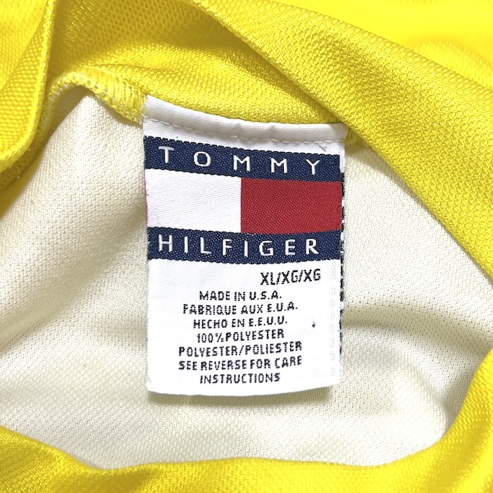 【送料無料】USA製 90s TOMMY HILFIGER サイクリングシャツ vintage 古着_画像8