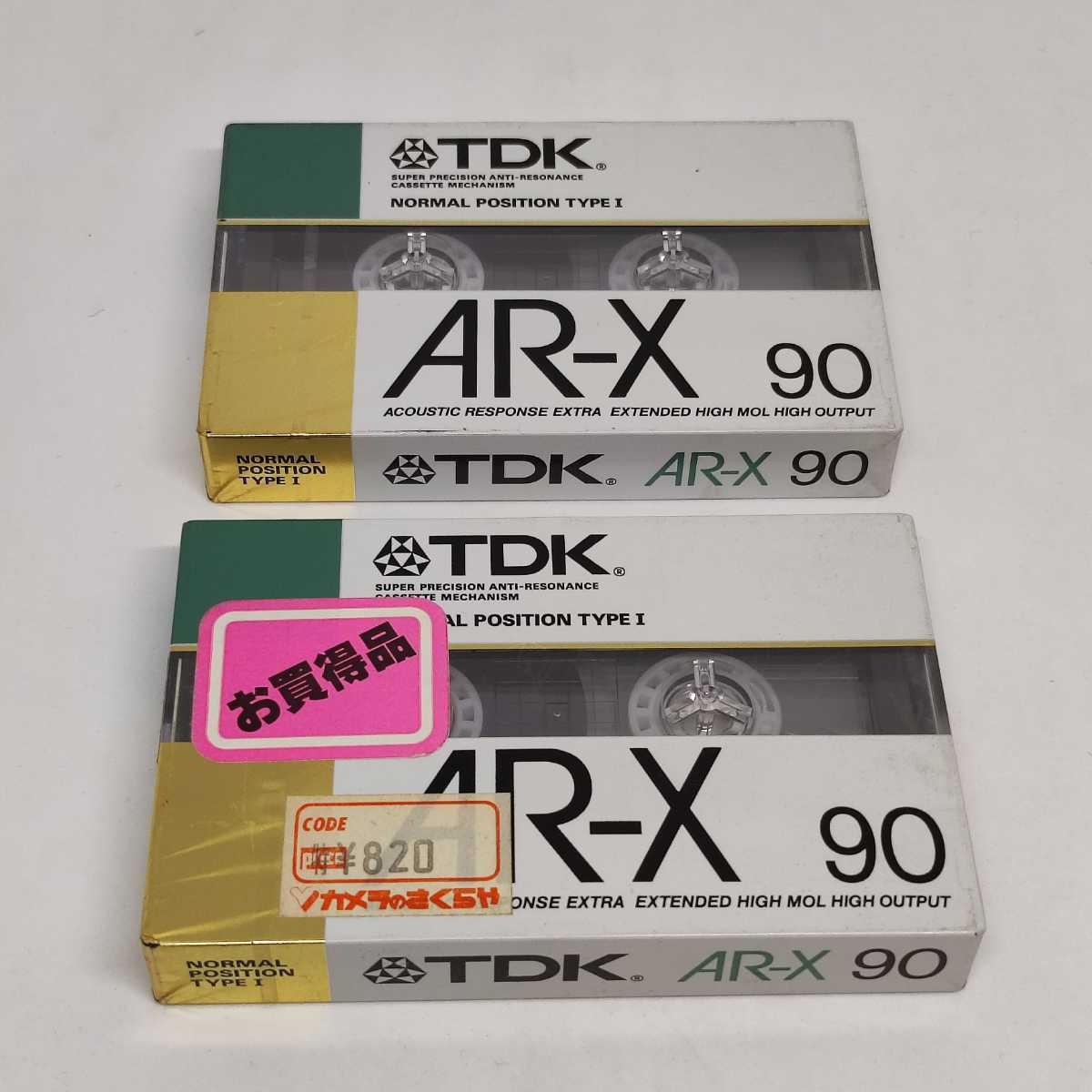 豪華な 未開封カセットテープ TDK AR-X 2本 sai-dc.com