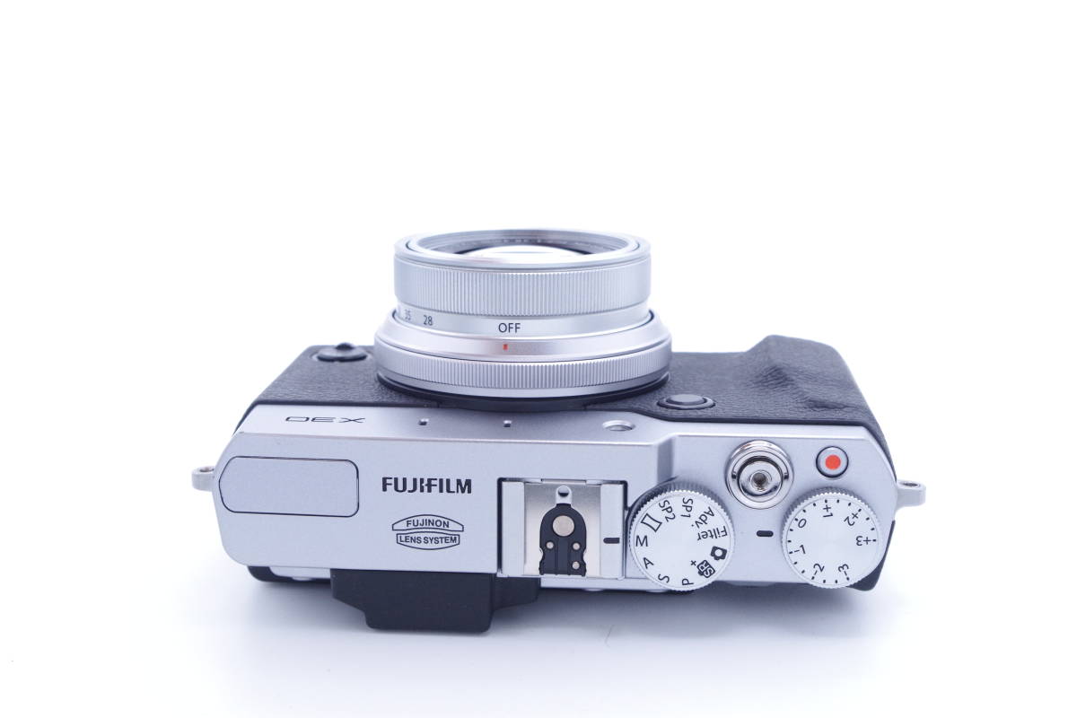 b0196【並品】 FUJIFILM フジフイルム X30 シルバー | sweatreno.com