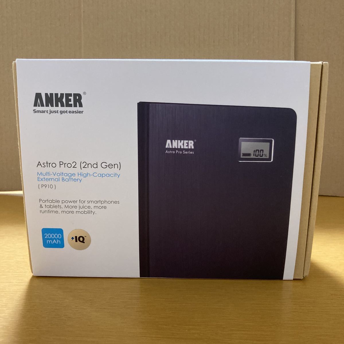Anker アンカー Astro Pro2 (2nd Gen) 第2世代 20000mAh モバイルバッテリー